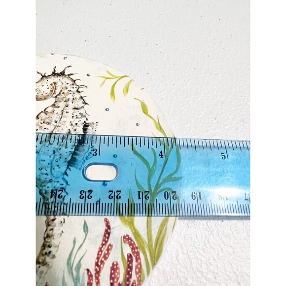 CoasterStone Sea Horse Absorbent Stone Coasters Colorful Art New in Box - Picture 8 of 10